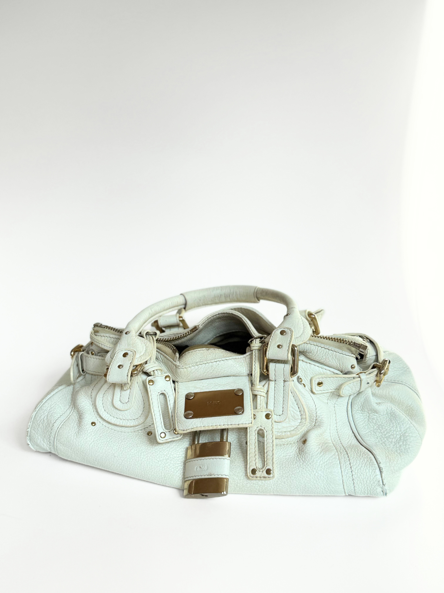 Chloé Paddington Bag White chloe-white-leather-paddington
