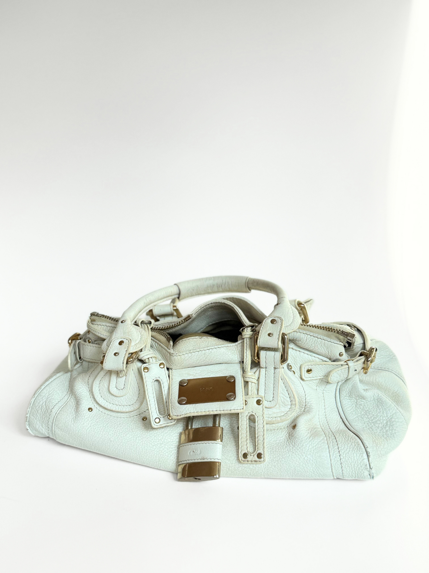 Chloe Paddington Bag white