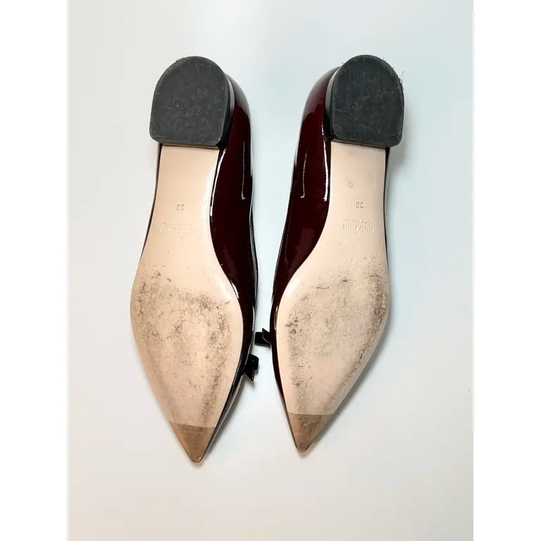 Miu Miu Lackleder Ballerinas 38