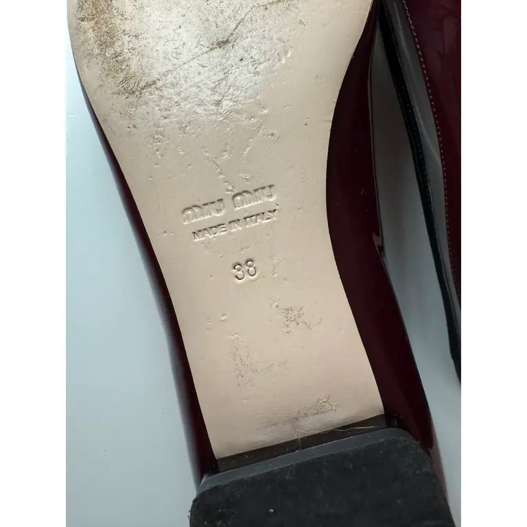 Miu Miu Lackleder Ballerinas 38