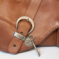 Vintage Christian Dior Gaucho bag brown grained leather