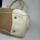 Prada Woven Raffia Shoulder Bag
