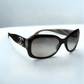 Vintage Chanel Sunglasses – Model 5102 C.653/11 – Black/Grey/Beige Pattern with Silver CC Logos