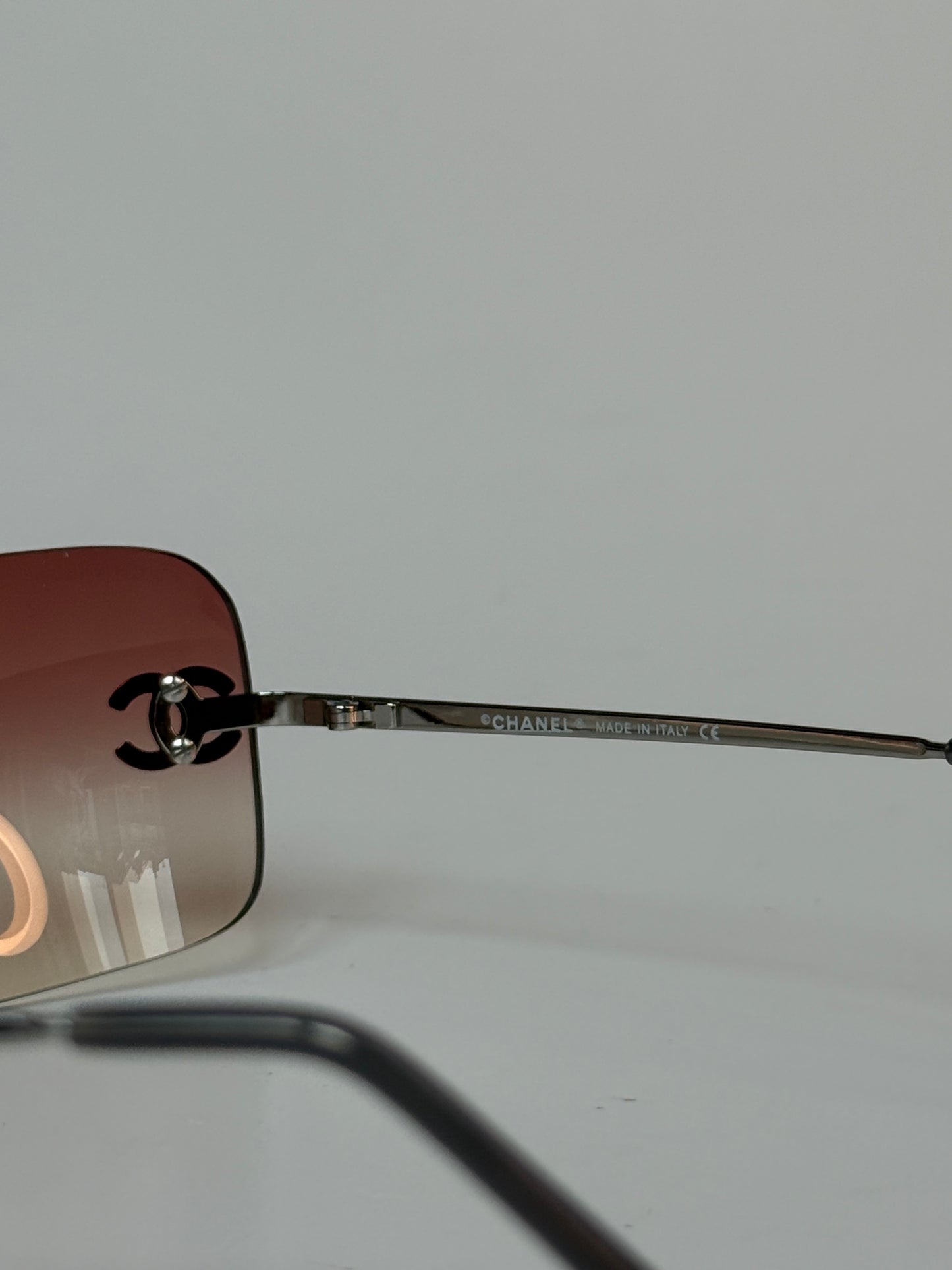 Chanel Vintage Rimless Sunglasses rhinestones – Model 4017D C12489