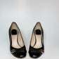 Dior padlock pumps in black leather – classic vintage high heels