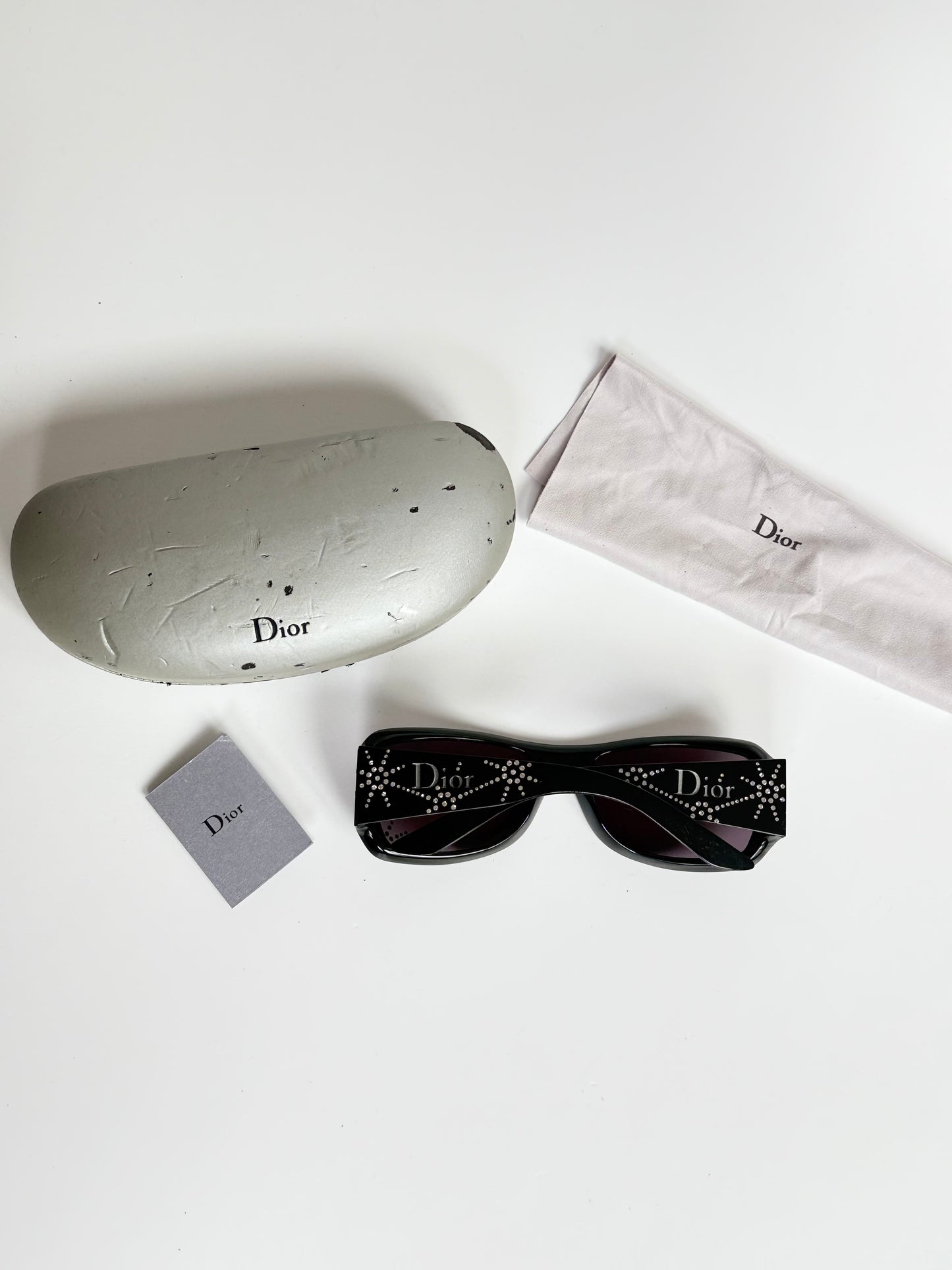 Vintage Dior Spidior 2 Sunglasses – with Rhinestone Starburst Detail