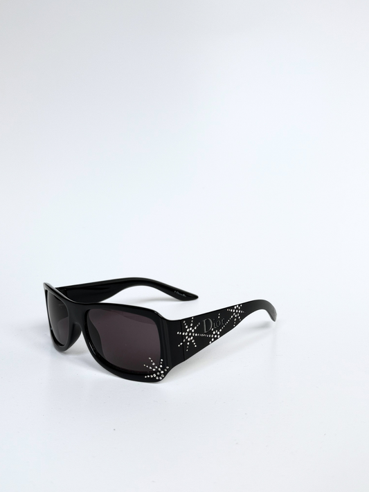 Vintage Dior Spidior 2 Sunglasses – with Rhinestone Starburst Detail