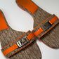 Vintage Dior Sandalen – Oblique Monogram – Größe 38,5