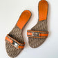 Vintage Dior Sandalen – Oblique Monogram – Größe 38,5