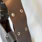 Dior 'Columbus' Shoulder Bag in Brown Leather with Silver Hardware