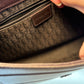 Dior 'Columbus' Shoulder Bag in Brown Leather with Silver Hardware